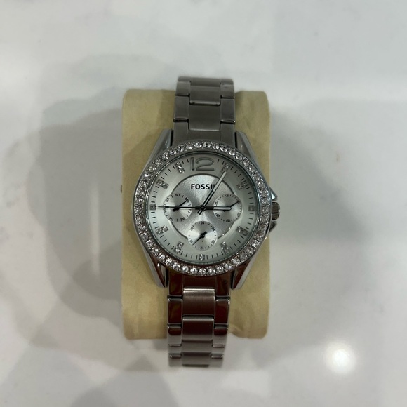 Fossil Riley Multifuction Stainless Steel Women's Watch - Picture 1 of 10